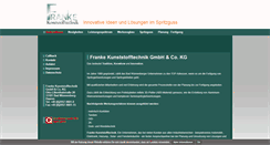 Desktop Screenshot of franke-online.de